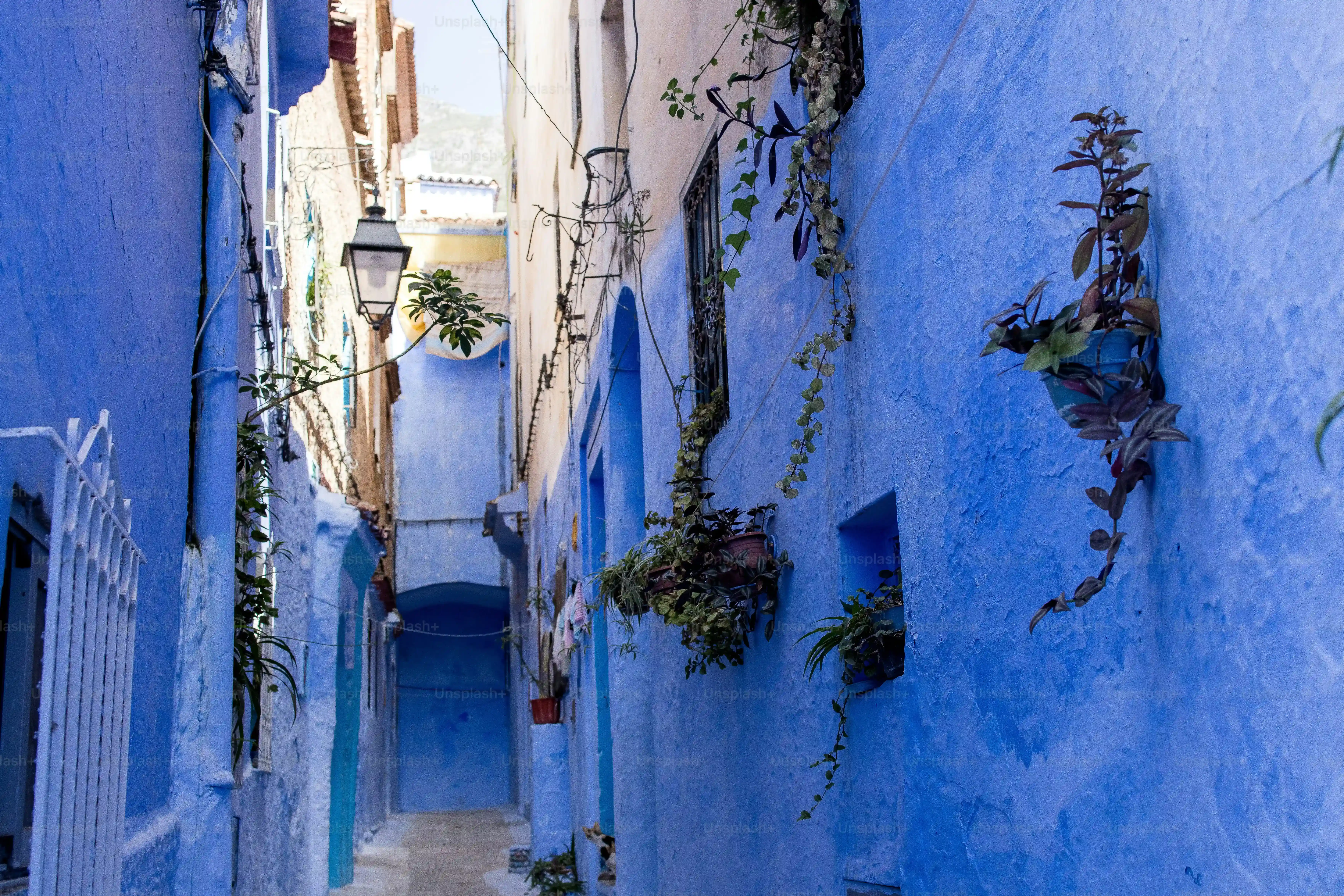The stunning blue city of Chefchaouen, Morocco