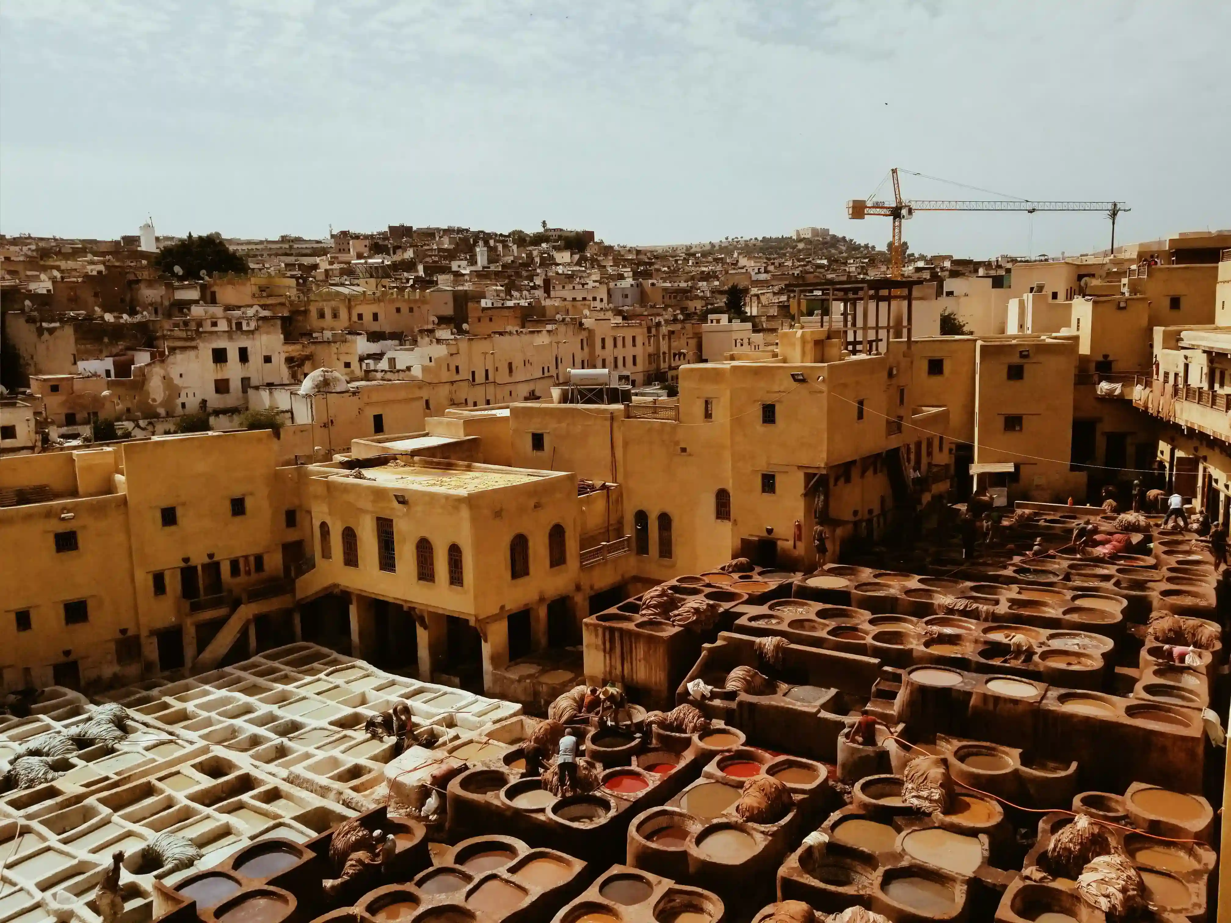 Ancient medina streets of Fes, Morocco